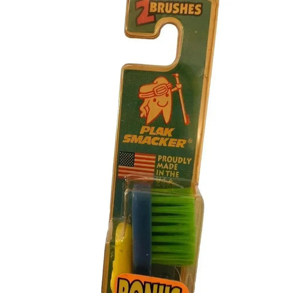 Vintage (2) Plak Smacker "The Great White Shark" Tooth Brush Toothbrush Sealed - Picture 14 of 14